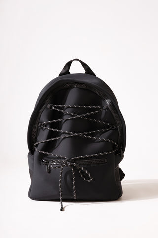 Neoprene Black Backpack