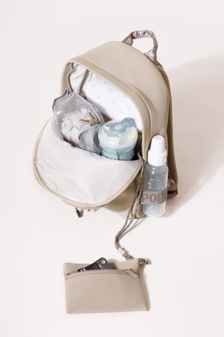 Neoprene backpack, neoprene diaper bag, diaper bag, baby bag