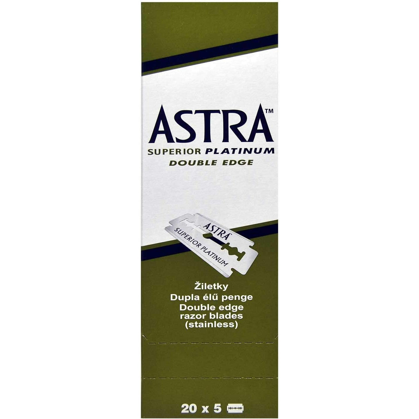 organiseren salto resterend Astra Superior Platinum Double Edge Safety Razor Blade - 5000 Count  75067104-5000ct