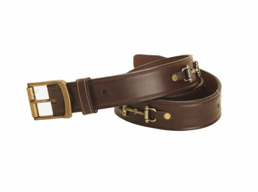 Tory Leather Men's Leather Clincher Belt