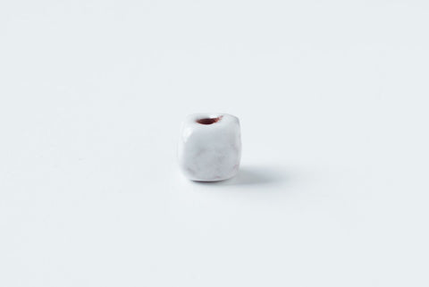 White Square Bead