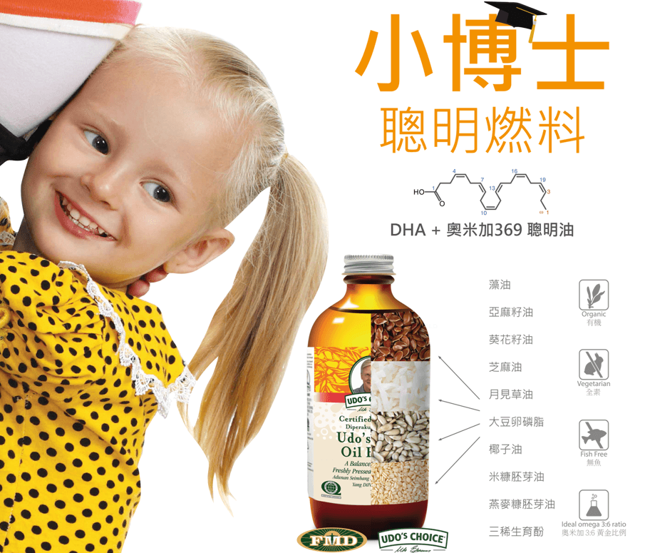 Udo's Oil DHA Ingredient Poster_CN