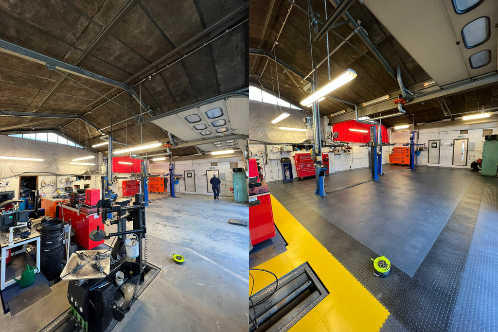 Commercial Garage Floor Installation