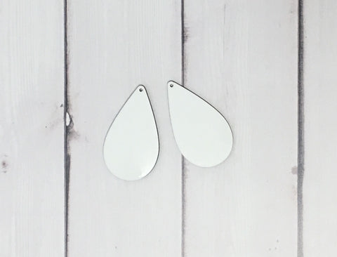 Small Single Sided Drop Earring Sublimation Blanks – ApareciumDesignCo.