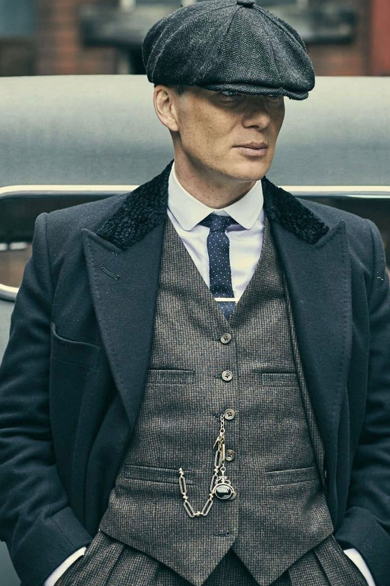 Mens Peaky Blinders Costume Thomas Shelby Grey Outfit – alligatorwarehouse