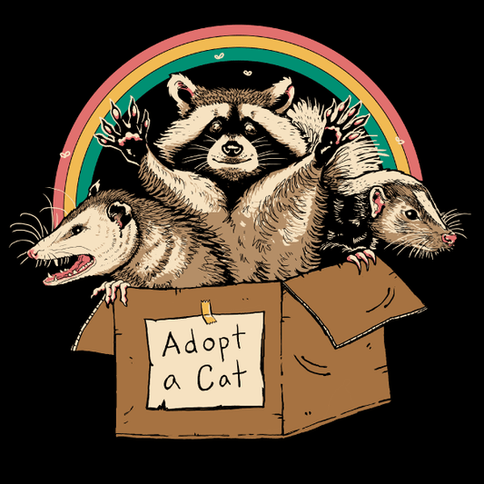 Live Fast Eat Trash Raccoon Opossum Shirt – Wicked Clothes