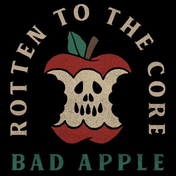 Bad Apple' Shirt | Where Goth Meets Dad Jokes | Wicked Clothes