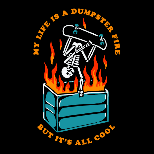 Dumpster Fire 2022 TShirt  6 Dollar Shirts