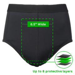 Mens Zorbies Incontinence Underwear - Superior Protection | Zorbies