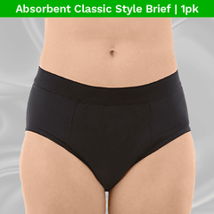 Zorbies Mens Washable Incontinence Light Absorbent Brief