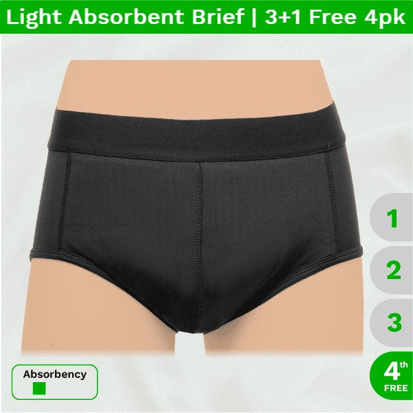 Ladies Classic High-Waist Incontinence Underwear – Reusable Incontinence  Products