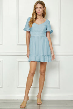 Alice Blue Smocked Dress