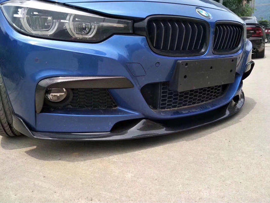 AutoTecknic Carbon Fiber Headlight Covers - F30 3 Series Sedan, F31 3  Series Wagon