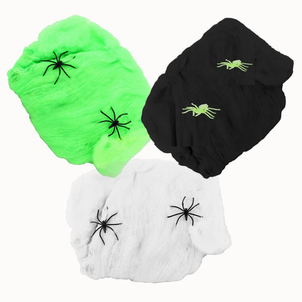Halloween Spider Webs - 3 Colours 1