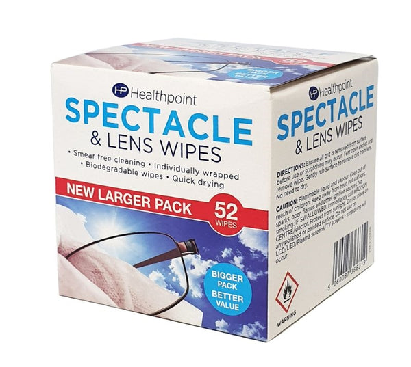 HP Spectacle Wipes 52pk 0
