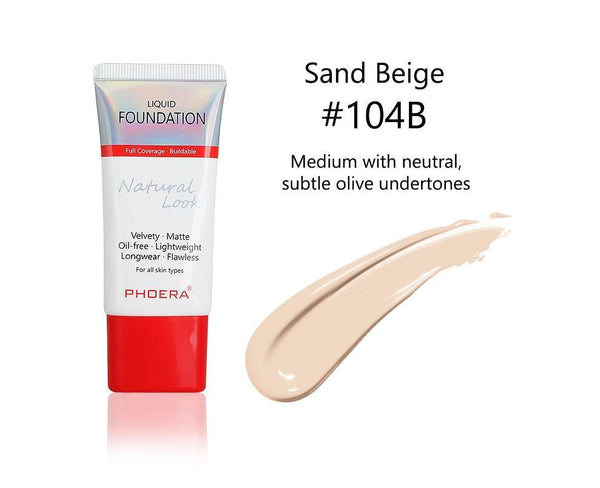 Phoera Liquid Foundation Tube Packaging 10