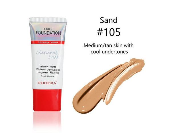 Phoera Liquid Foundation Tube Packaging 11