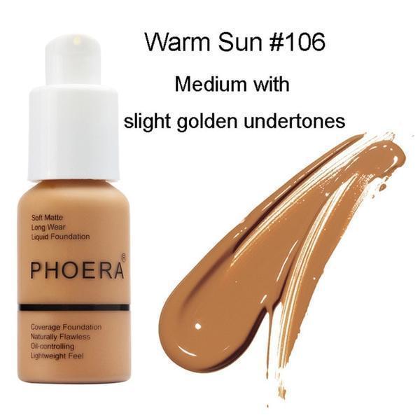 Phoera Flawless Matte Liquid Foundation - (SOME SHADES ON BACK ORDER - SEE DESCRIPTION) 13