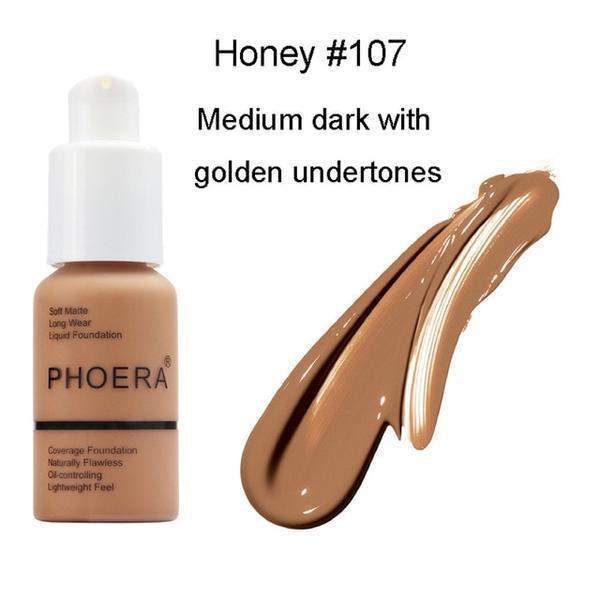 Phoera Flawless Matte Liquid Foundation - (SOME SHADES ON BACK ORDER - SEE DESCRIPTION) 14