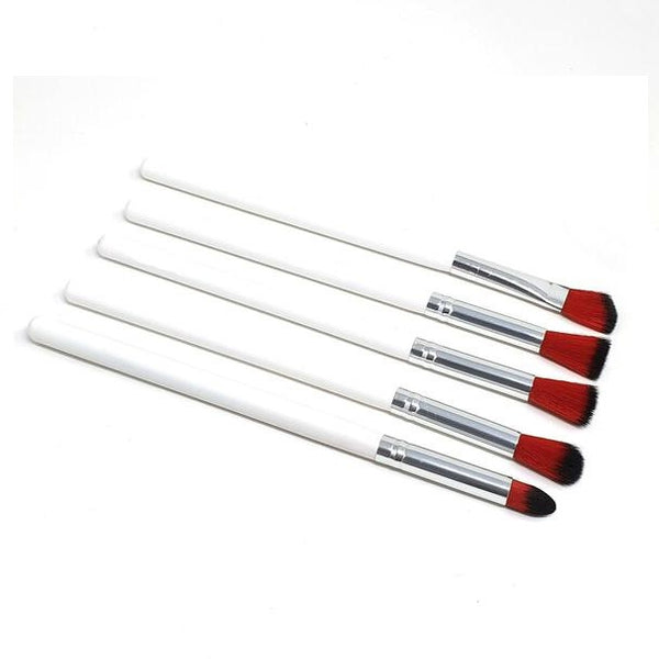 10pc Spectrum And Prism Coloured Make Up Brush Set 1