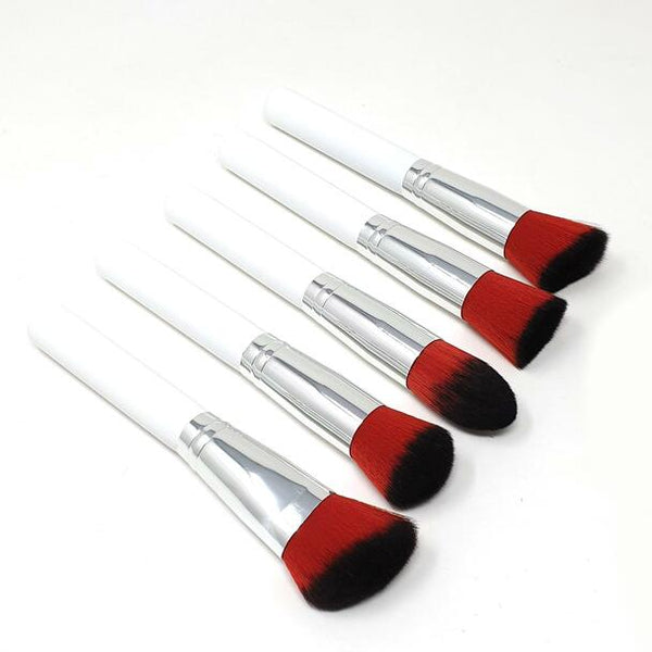 10pc Spectrum And Prism Coloured Make Up Brush Set 2