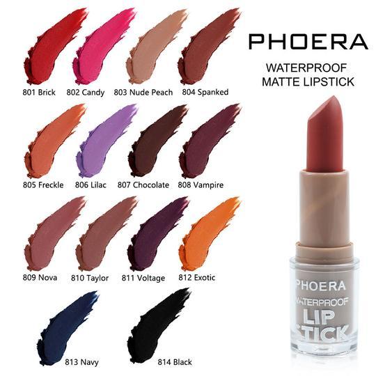 PHOERA Velvety Non Stick Matte Lipstick 0