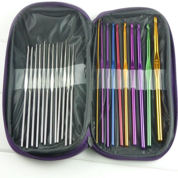 Generise 22pc Crochet Hooks Knitting Set 0.6mm- 6.5mm 3