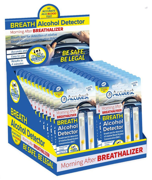 Accutest Alcohol Disposable Breathalyser (Twin pack) 1