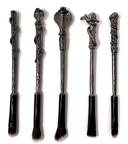 Harry Potter Inspired 5pc Snakehead Make Up Brush Set 1