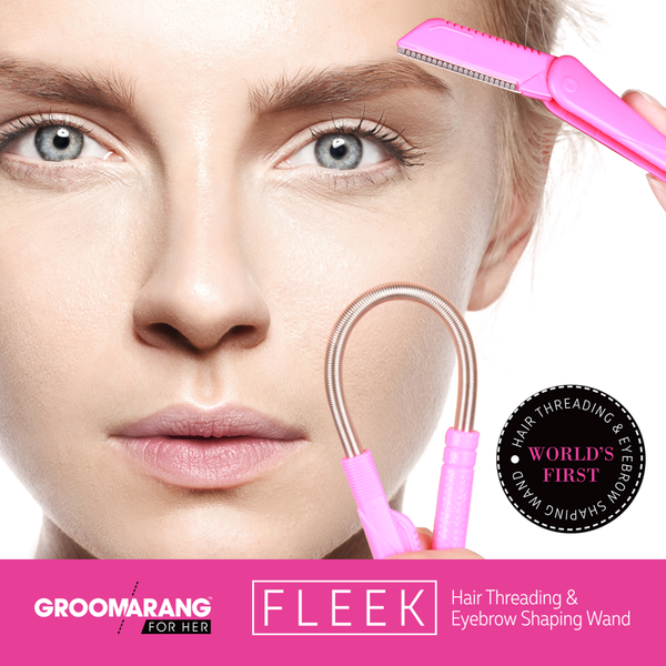 Groomarang For Her Fleek Worlds First Hair Remover Epilator And Eyebrow Shaping Wand 2
