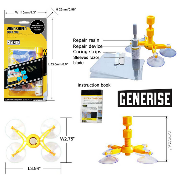 Generise PREMIUM Windshield Repair Kit 2