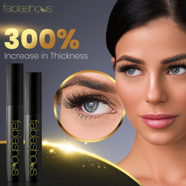 Fablashous 3D Thickening and Lengthening Black Natural Green Tea Fibre Lash Mascara 1