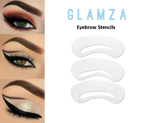 Glamza Eyebrow Stencils (3 Pack) 0