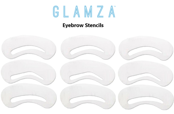 Glamza Eyebrow Stencils (3 Pack) 2