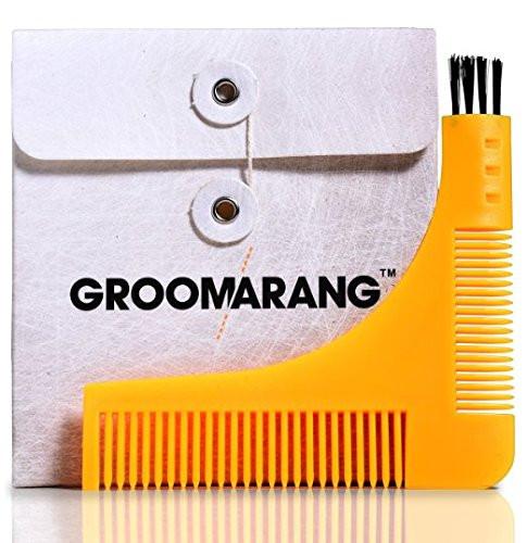 Groomarang Beard Shaping & Styling Template Comb 0