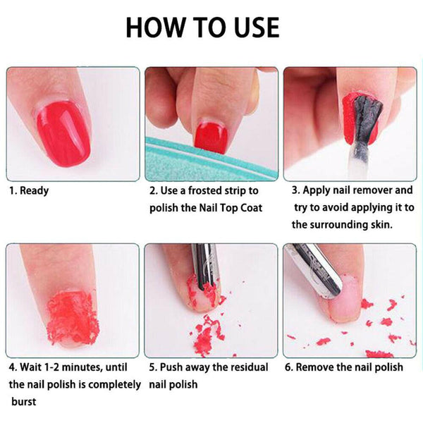 Lulaa Magic Remover - Soak Off UV & LED Nail Gel 10