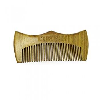 Mr Khans Handmade Engraved Wooden Beard Comb 1
