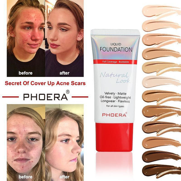 Phoera Liquid Foundation Tube Packaging 20