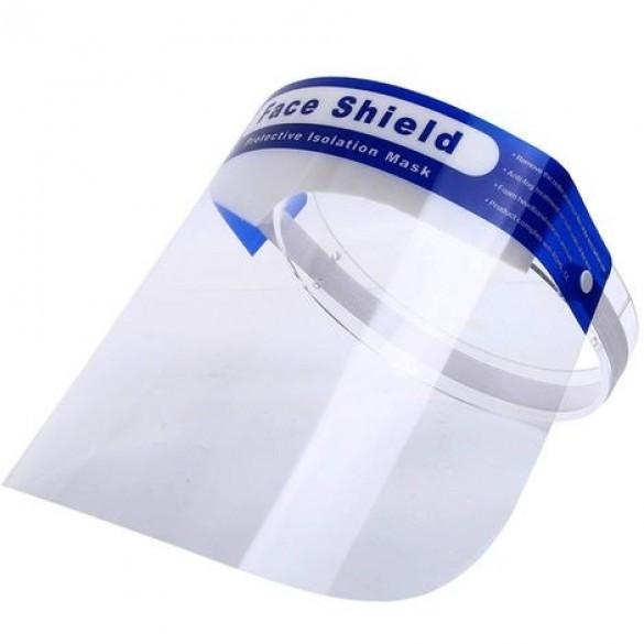 Disposable Blue Strip Face Shield Visor with Foam 0