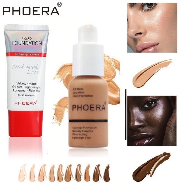 Phoera Liquid Foundation Tube Packaging 0