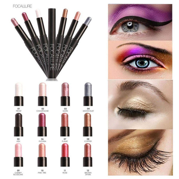 Glamza Focallure Glitter Eyeshadow & Eyeliner Pencil  - Cruelty Free! 4
