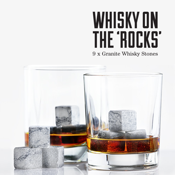 Granite Whiskey Ice Cooler Stones (Reuseable) 13