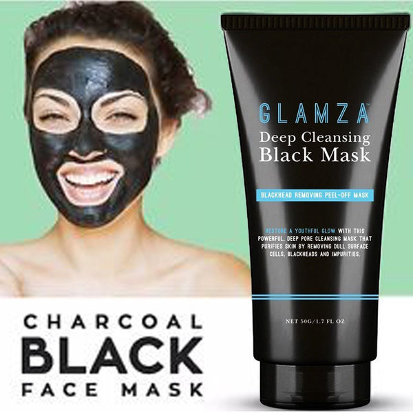 GLAMZA Deep Cleansing Black Mask - Blackhead Removing Peel off Mask 50g 3
