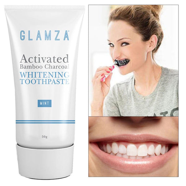 Glamza Activated Charcoal Toothpaste 50g 3