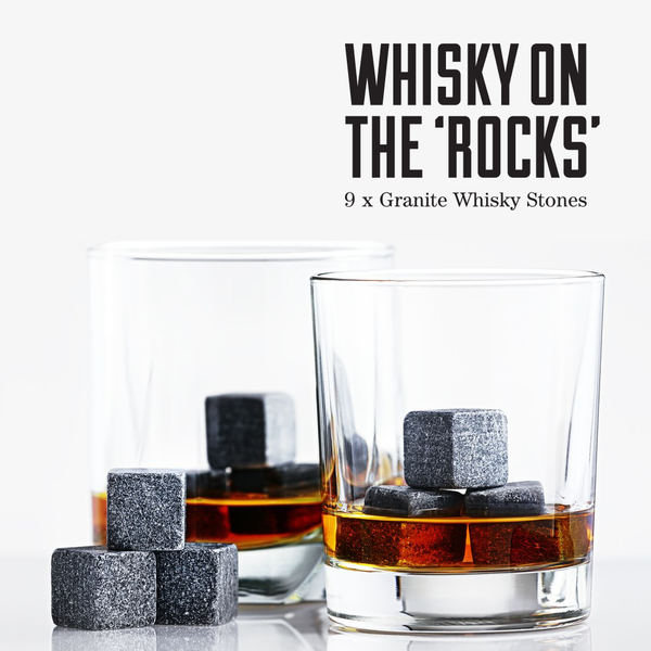 Granite Whiskey Ice Cooler Stones (Reuseable) 4
