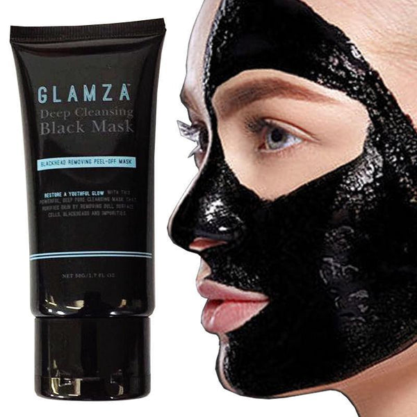 GLAMZA Deep Cleansing Black Mask - Blackhead Removing Peel off Mask 50g 4