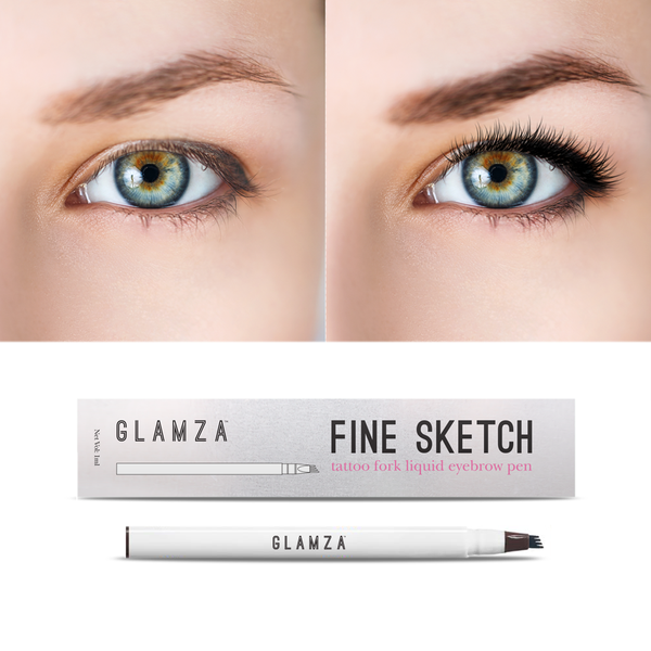 Glamza Fine Sketch Tattoo Fork Liquid Eyebrow Pen 6