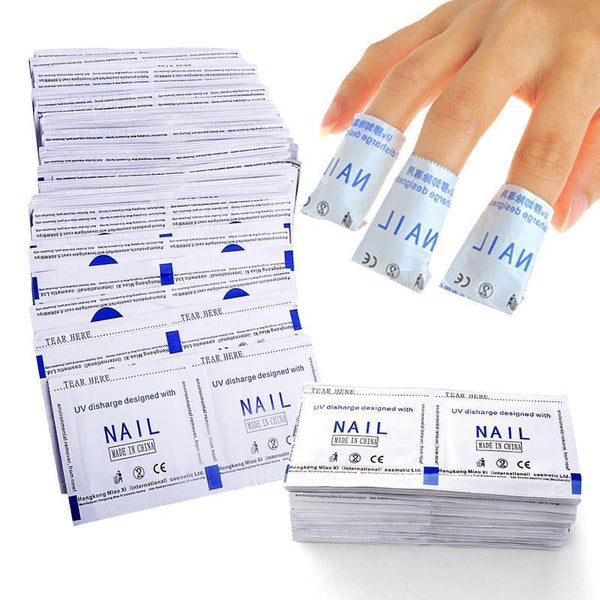 Gel Nail Polish Foil Removal Wraps x200 0