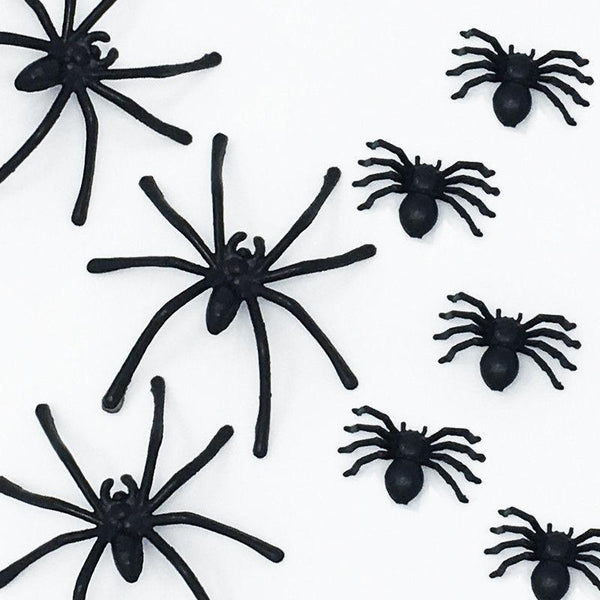 Halloween Spiders Bag of 100 - Mini & Large 6