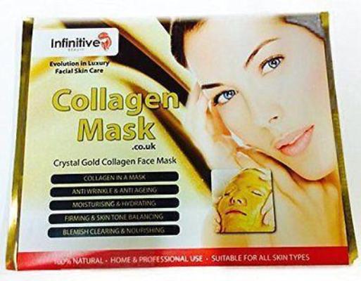 Infinitive Beauty Crystal 24K Gold Collagen Face Mask 1